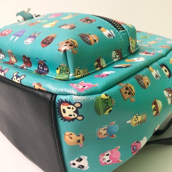2021 Bioworld Animal Crossing Character Mini Backpack Bag Nintendo Scuffs - Picture 8 of 16